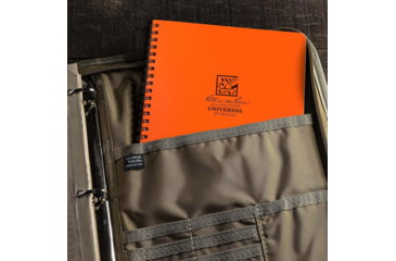 Image of Rite in the Rain Large Side Spiral Notebook - Universal Pattern, Orange - OR73-LG