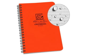 Image of Rite in the Rain Large Side Spiral Notebook - Universal Pattern, Orange - OR73-LG