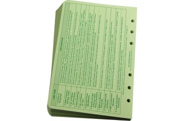 Image of Rite in the Rain LOOSE LEAF - GREEN - 9 LINE MEDEVAC, Green, 4 5/8 x 7 952