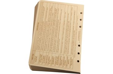 Image of Rite in the Rain LOOSE LEAF - TAN - 9 LINE MEDEVAC, Tan, 4 5/8 x 7 952T