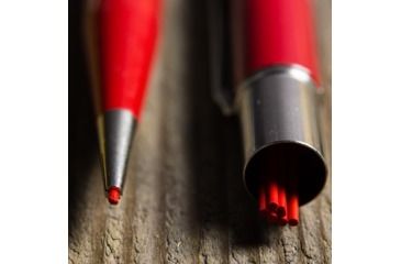 Image of Rite in the Rain Mechanical Pencil,5.75in,Red,1.1mm Red Lead w/7 Leads and 2 Extra Erasers RD99