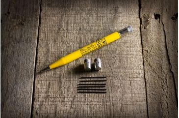 Image of Rite in the Rain Mechanical Pencil,5.75in,Yellow,1.1mm Black Lead w/7 Leads and 2 Extra Erasers YE99