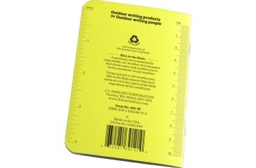 Image of Rite in the Rain STAPLED MINI-NOTEBOOK - JOURNAL, Yellow, 3 1/4 x 4 5/8 391-M
