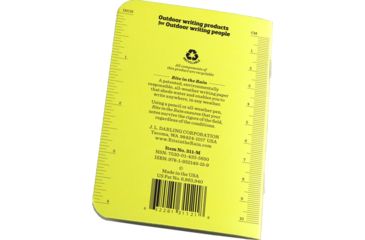 Image of Rite in the Rain STAPLED MINI-NOTEBOOK - LEVEL, Yellow, 3 1/4 x 4 5/8 311-M