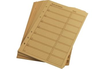 Image of Rite in the Rain TAB SET - ALPHA, Tan, 4/5/8 x 7 9270