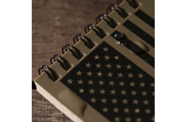Image of Rite in the Rain Top Spiral Notebook - 3x5, Tan Flag - FL935T
