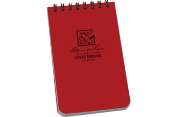 Image of Rite in the Rain Top Spiral Red Notebook 3x5