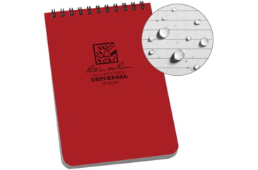 Image of Rite in the Rain Top Spiral Red Notebook 4x6