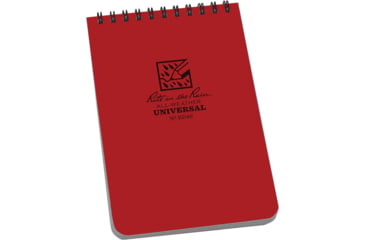 Image of Rite in the Rain Top Spiral Red Notebook 4x6