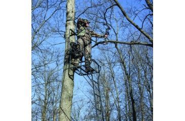 Image of Rivers Edge Treestands 1-Man XL Ladder Stand, Black RE648