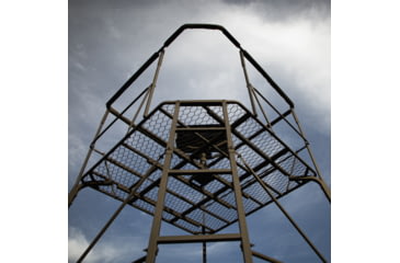 Image of Rivers Edge Treestands 12 2-Man Quad Pod Treestand, Black, 12ft, RE401