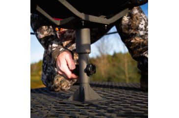 Image of Rivers Edge Treestands 12 2-Man Quad Pod Treestand, Black, 12ft, RE401