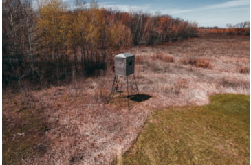 Image of Rivers Edge Treestands 550 Blind, Dusty Olive, 2-Person, LM550B
