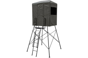 Image of Rivers Edge Treestands 550 Shooting House, Black &amp; Dusty Olive, 2-Person, LM550C