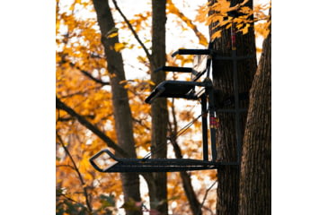 Image of Rivers Edge Treestands Big Foot TearTuff XL Lounger Hang-on Stand, Black RE556