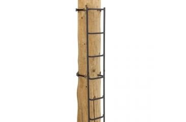 Image of Rivers Edge Treestands Big Foot Tree Ladder w/Lifeline, Black RE729