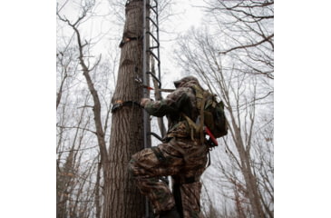 Image of Rivers Edge Treestands Big Foot Tree Ladder W/ Safety Rope, Rivers Edge Grey, 23ft, RE731
