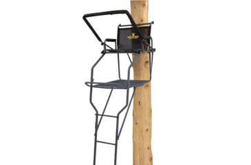 Image of Rivers Edge Treestands Jumbo Jack Ladder Stand, Rivers Edge Grey, 1-Person, RE658