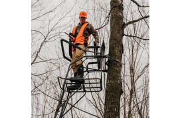 Image of Rivers Edge Treestands Jumbo Jack - LS Treestand, Black, 19, RE676