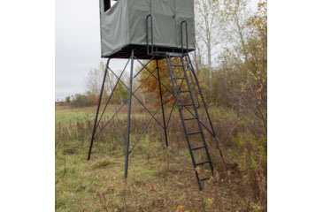 Image of Rivers Edge Treestands Landmark 10 Tower, Black, 10 ft, LM623