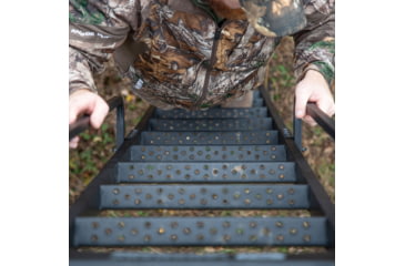 Image of Rivers Edge Treestands Landmark 10 Tower, Black, 10 ft, LM623