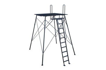 Image of Rivers Edge Treestands Landmark 10' Tower, Black, 10 Foot, LM623