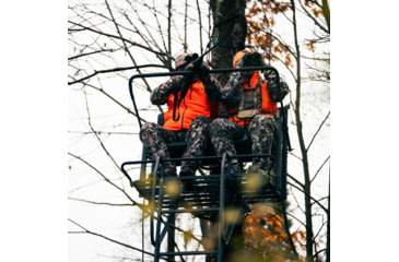 Image of Rivers Edge Treestands Lockdown 2-Man Treestand, Black, 811603010194