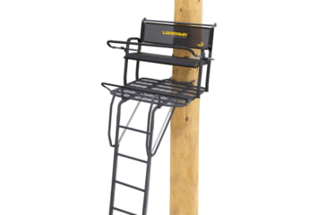 Image of Rivers Edge Treestands 17 ft Lockdown 2-Man Treestand, Black, 17 Foot 2-Man, LD203