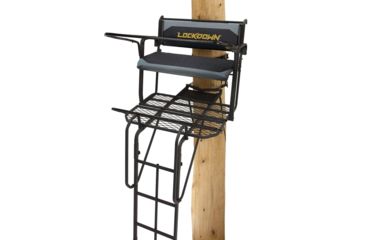 Image of Rivers Edge Treestands Lockdown 21' 2-Man Ladder stand, Black RE650