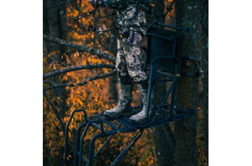Image of Rivers Edge Treestands Lockdown Wide 1-Man Treestand, Black, 811603010170