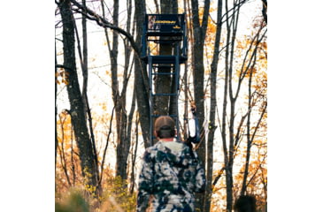 Image of Rivers Edge Treestands Lockdown Wide 1-Man Treestand, Black, 811603010170