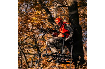 Image of Rivers Edge Treestands Lockdown Wide 1-Man Treestand, Black, 811603010170