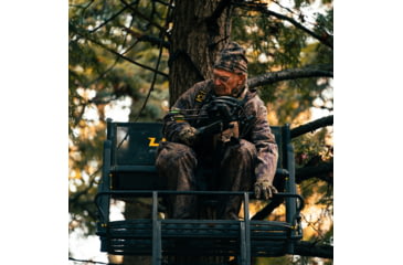 Image of Rivers Edge Treestands Lockdown 21ft 2-Man Treestand, Black, 811603010187