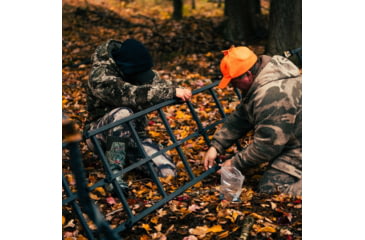 Image of Rivers Edge Treestands Lockdown 21ft Wide 1-Man Treestand, Black, 811603010163