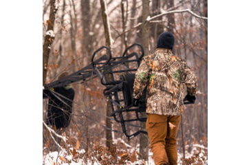 Image of Rivers Edge Treestands Lockdown 21ft Wide 1-Man Treestand, Black, 811603010163