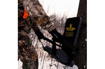 Image of Rivers Edge Treestands Lounger Tree Seat, Black/Camo, RE761