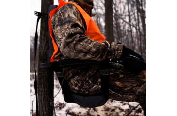 Image of Rivers Edge Treestands Lounger Tree Seat, Black/Camo, RE761