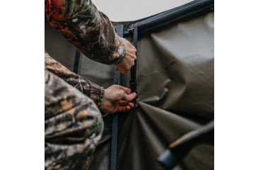 Image of Rivers Edge Treestands Quad Pod Concealment Kit, Black, RE795