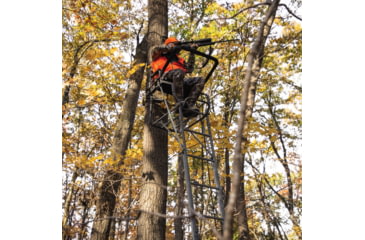 Image of Rivers Edge Treestands Retreat - LS Treestand, Black, 17ft 11in, RE670
