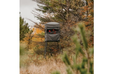 Image of Rivers Edge Treestands Shooting Platform Blind Enclosure, Gray, 2-Person, RE402B