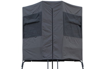 Image of Rivers Edge Treestands Shooting Platform Blind Enclosure, Gray, 2-Person, RE402B