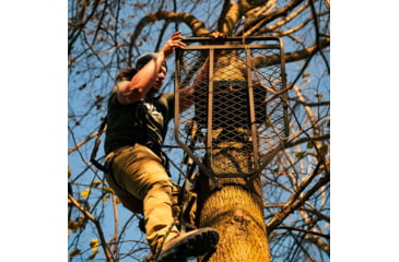 Image of Rivers Edge Treestands Standard 2-man Ladder Stand, Black RE640