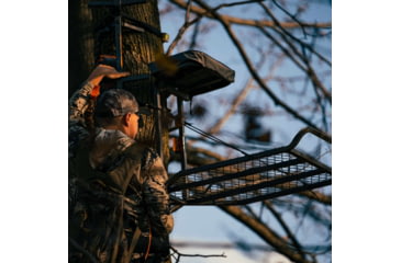 Image of Rivers Edge Treestands Standard 2-man Ladder Stand, Black RE640