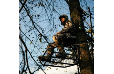 Image of Rivers Edge Treestands Standard 2-man Ladder Stand, Black RE640