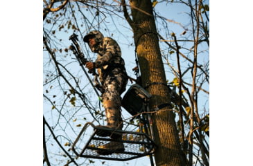 Image of Rivers Edge Treestands Standard 2-man Ladder Stand, Black RE640
