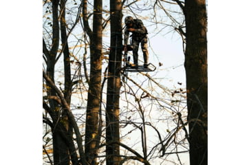 Image of Rivers Edge Treestands Standard 2-man Ladder Stand, Black RE640