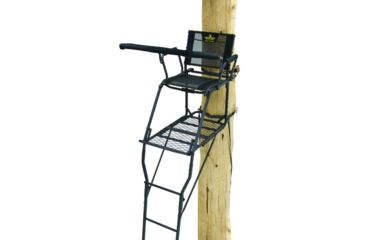 Image of Rivers Edge Treestands Syct 1-Man Ladder Stand, Black RE645
