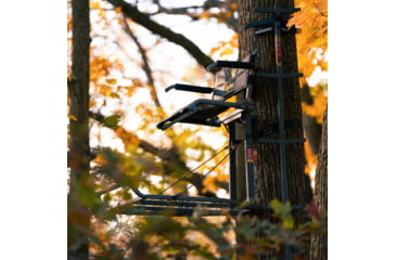 Image of Rivers Edge Treestands Syct 2-Man Ladder Stand, Black RE642