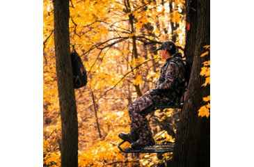 Image of Rivers Edge Treestands Syct 2-Man Ladder Stand, Black RE642