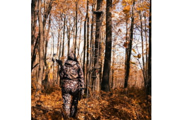 Image of Rivers Edge Treestands Uppercut 1-Man Ladder Stand, Black, Medium, RE632